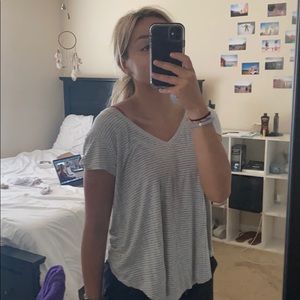 Striped American Eagle tee